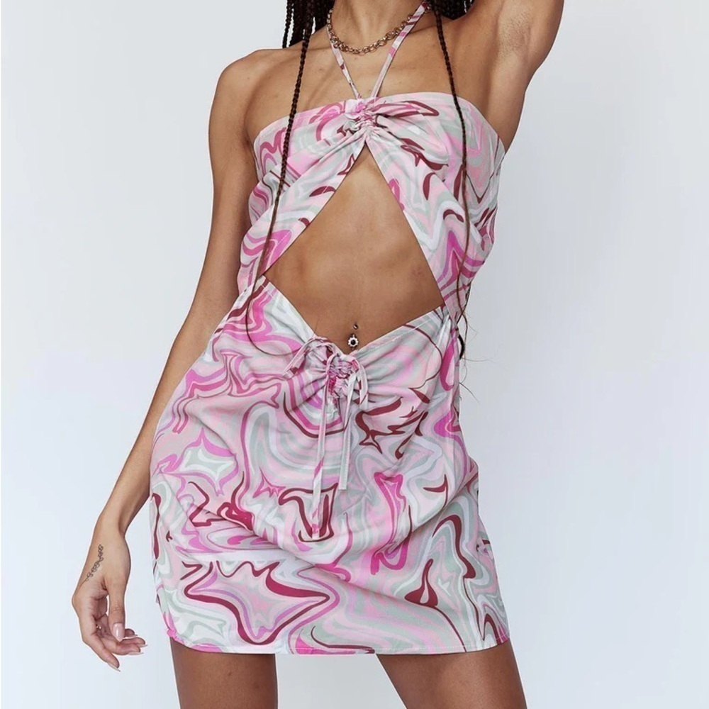 PRINCESS POLLY Dixie Mini Dress Pink